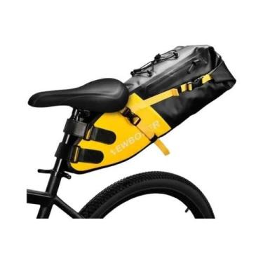 Imagem de Bolsa De Bicicleta Impermeável 13L NEWBOLER Grande Capacidade Dobrável