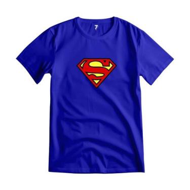 Imagem de Camiseta Logo Super Homem Superman DC Malha 100% Algodão Premium - DC 