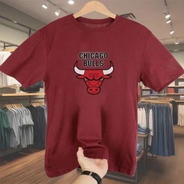 Imagem de camisa masculina Chicago Bulls camisa oversized - loja dinka, g, Verme