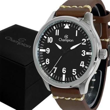 Imagem de Relógio Masculino Champion Prata Analógico 1 Ano De Garantia