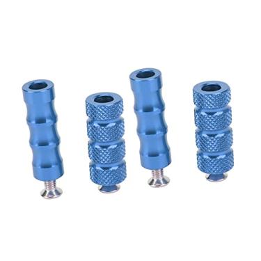 Imagem de Generic Pedaleira de Mudança de Freio para Motocicleta, de Alumínio de Alta Resistência, Pedal Confortável, 2 Pares de Pedal de Mudança de Marcha para Entusiastas de Moto (Azul)