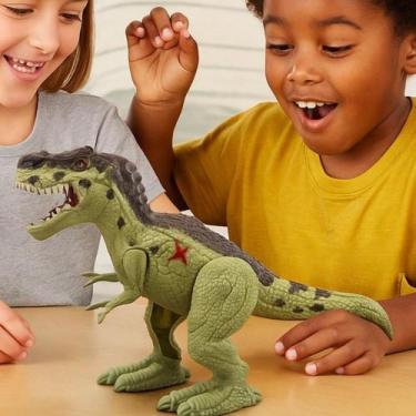 Imagem de Dinossauro Brinquedo Rugido Realista Design Selvagem Divertido Infanti