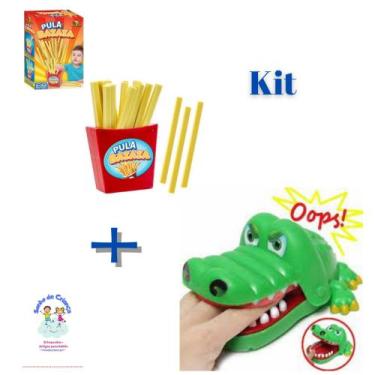 Imagem de Kit Jogo Pula Batata + Jogo Crocodilo Dentista - Art Brink