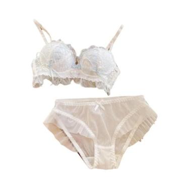 Imagem de Sutiã Push up Estilo Japonês Lolita Para Meninas Com Design De Renda -
