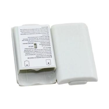 Imagem de Capa De Bateria Branca E Preta Para Controle Sem Fio Xbox 360, Bateria
