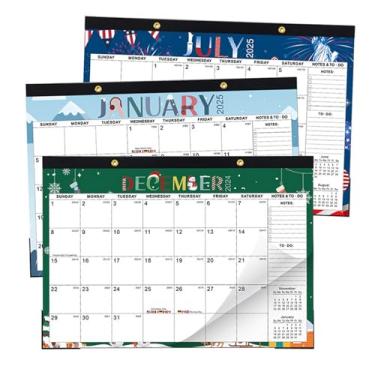 Imagem de Calendário de parede julho de 2025-2026 - agenda 2025-2026 parede com datas julianas - material para professores com tema natalino antivazamento de tinta para planejamento de agenda, lista de tarefas