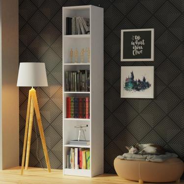 Imagem de Estante Livreiro com 6 Nichos Branco Madesa