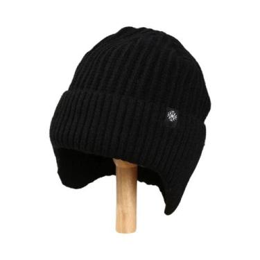 Imagem de Boné Masculino De Inverno Em Tricô Com Pelúcia, Forro De Pele Sintétic