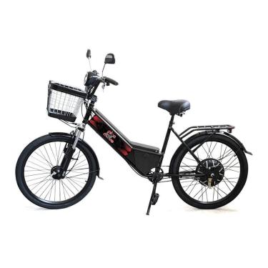 Imagem de Bicicleta Elétrica - Aro 24 - New Street 800w Lithium - Preta - Plug and Move-Unissex