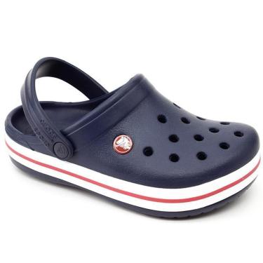 Imagem de Chinelo Infantil Crocs Crocband Kids Marinho-Unissex