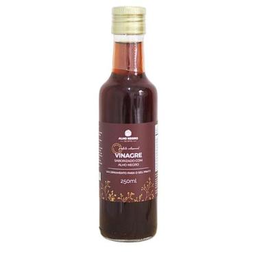 Imagem de Vinagre saborizado com Alho Negro Artesanal 250ml Alho Negro do Sítio