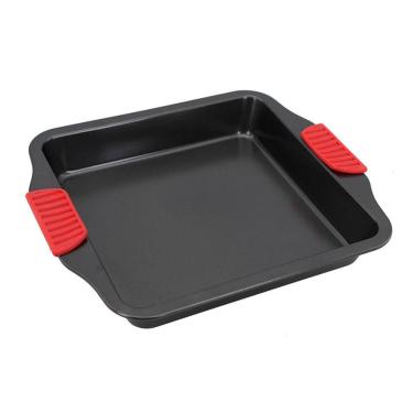 Imagem de Forma Assadeira Antiaderente Quadrada 28x25cm Forneável
