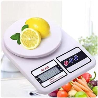 Imagem de Balança digital de cozinha até 10gk alta precisão tomate sf-400