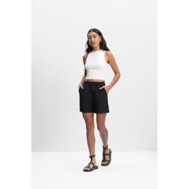 Imagem de Blusa Cropped Feminina Canelada Essendi-Feminino
