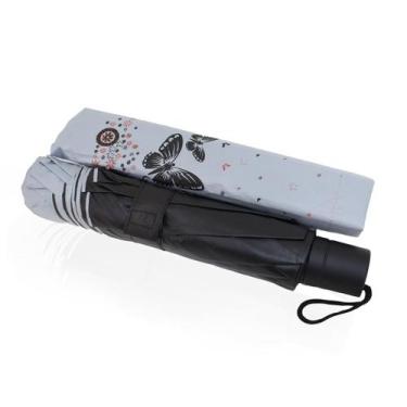 Imagem de Guarda chuva Reforçado com Proteção Solar Grande Amplitude Tecido Resi