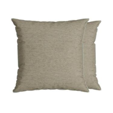 Imagem de Capa de Almofada Botânica Linho - Bege Lisa - Belchior