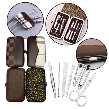 Imagem de Kit Manicure Cortador de Unha Portátil 7 Peças - Nilo-imports