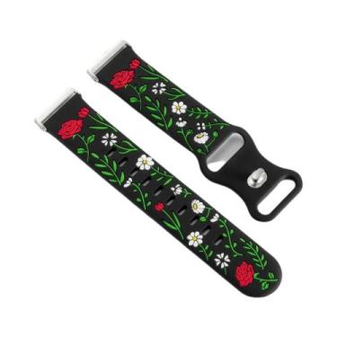 Imagem de Pulseira De Silicone Gravada Para Substituição Do Samsung Galaxy Fit 3