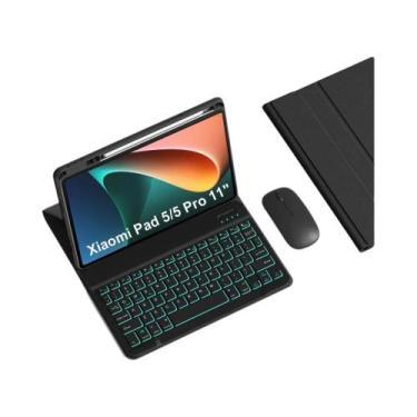 Imagem de Capa para Xiaomi Pad 5 11 polegadas, capa para teclado Bluetooth para 