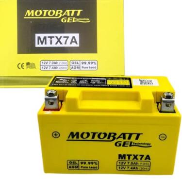 Imagem de Bateria 12v 12 V 7ah 110cca Ytx7a-bs Ytx7abs Mtx7a Motobatt
