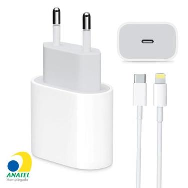 Imagem de Carregador Turbo 20W com Cabo Lightning Tipo C para iPhone11, 12, 13 a