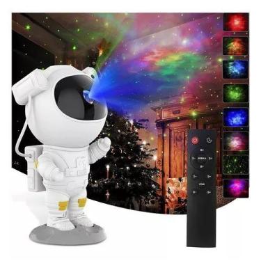 Imagem de Projetor Luz Led Astronauta Galáxia Estrelas Nebulosa Iluminação Notur
