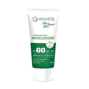 Imagem de Protetor Solar Facial Antioleosidade Fps 60 - Anasol 40g