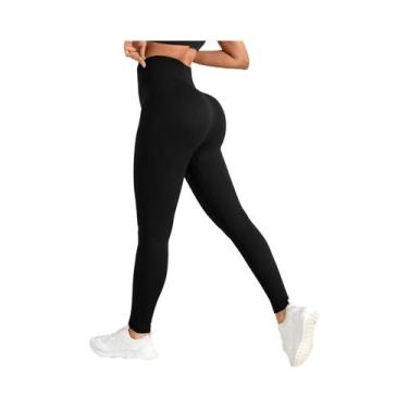 Imagem de Leggings De Yoga Sem Costura Com Cintura Alta Para Mulheres, Ideais Pa