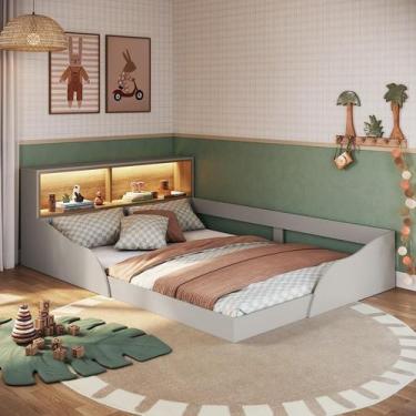 Imagem de Cama Montessoriana com LED 140 Lille Arenas - Art in Móveis