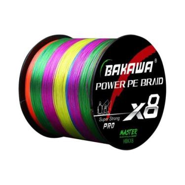 Imagem de Linha De Pesca Trançada Super Forte BAKAWA X8 PE 300M/500M 20LB-90LB M