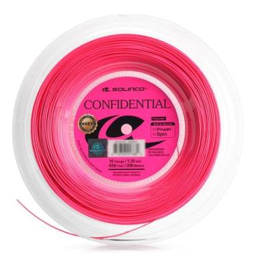 Imagem de Corda Solinco Confidential Soft 16L 1.30mm Pink - Rolo com 200 Metros