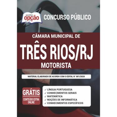 Imagem de Apostila Concurso Câmara Três Rios RJ - Motorista