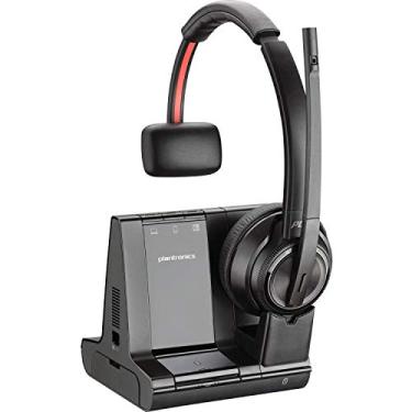 Imagem de Plantronics Sistema de fone de ouvido sem fio Savi 8200 Series, preto