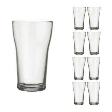 Imagem de Jogo 8 Copo 200ml Boteco Cerveja Bar Restaurante Chopp Nadir
