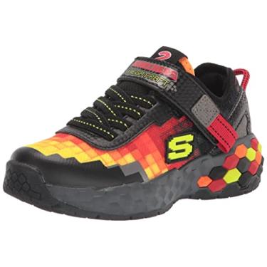 Imagem de Skechers Tênis infantil Mega-Craft 2.0, Preto/vermelho, 11.5 Little Kid