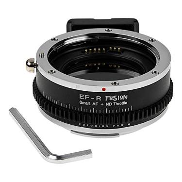 Imagem de Adaptador inteligente Vizelex ND Throttle Fusion compatível com lentes EF em câmeras de montagem RF - funções automáticas completas e filtro ND variável embutido (2 a 8 paradas)
