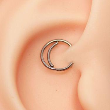 Imagem de Piercing Argola Meia Lua Aço Cirúrgico - Eu Curto Acessórios