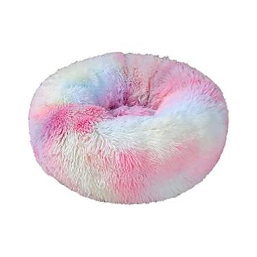 Imagem de Camas de cachorro cama de cachorro calmante donut fofo cama de gato donut redonda donut cama para animais de estimação para gatos e cães pequenos aconchegante macio interior gato cama almofada para animais de estimação, 1GG