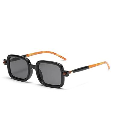 Imagem de Óculos de Sol Vintage Retangular Azul Bloqueador de Luz Óculos de Sol Masculino Feminino Lente Óculos Óculos, 1, Tamanho Único