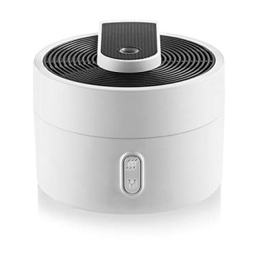 Imagem de REJOON umidificador 220ml Aromaterapia Difusor de óleo essencial USB Umidificador de ar com lâmpada LED colorida escritório casa sala fragrância aroma névoa branco (cor: branco)