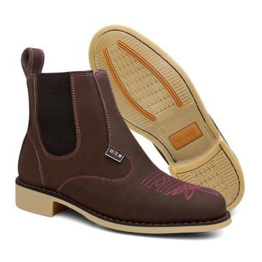 Imagem de Botina feminina Bella couro country 7mboots