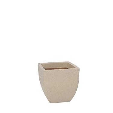 Imagem de Vasart Malta Vaso de Flores Trapezio, Granito Areia, 30x30cm