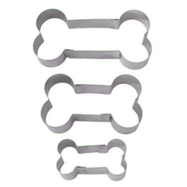 Imagem de Chickyformas Cortador Osso 3 Peças Inox - Para Pasta, Biscoito