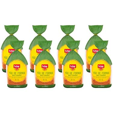 Imagem de Kit 8 Pão de Forma Multigrãos Sem Glúten Vegan Schar 200g