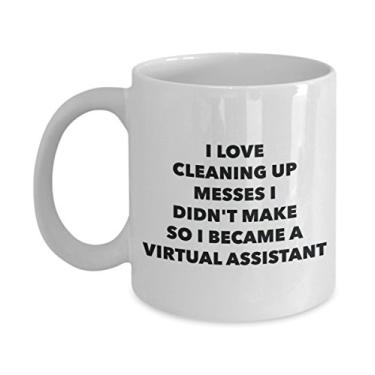Imagem de Caneca I Became a Virtual Assistant – Caneca de café – Presentes de assistente virtual – Ideia engraçada de