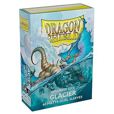 Imagem de 2 Packs Dragon Shield Dual Matte Mini Japanese Glacier 60 ct Card Sleeves Value Bundle!