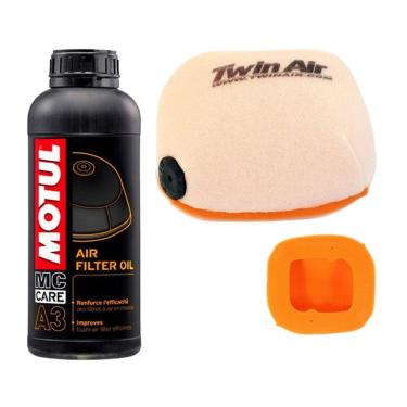 Imagem de Kit de filtro Ar com Óleo de filtro Motul Ktm 125/150/250/300/350/450