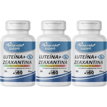 Imagem de 3 Luteína + Zeaxantina + Vitaminas A,C,E e Zinco