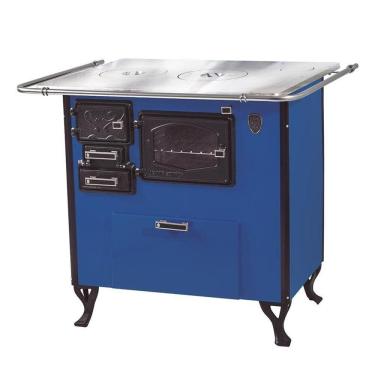 Imagem de Fogão A Lenha C Forninho Dir Azul Alumínio N2