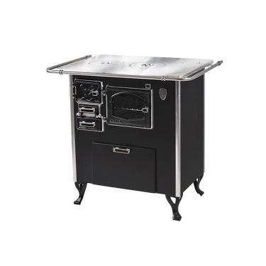 Imagem de Fogão A Lenha C Forninho Dir Preto Fornos Pinhal Alumínio N1